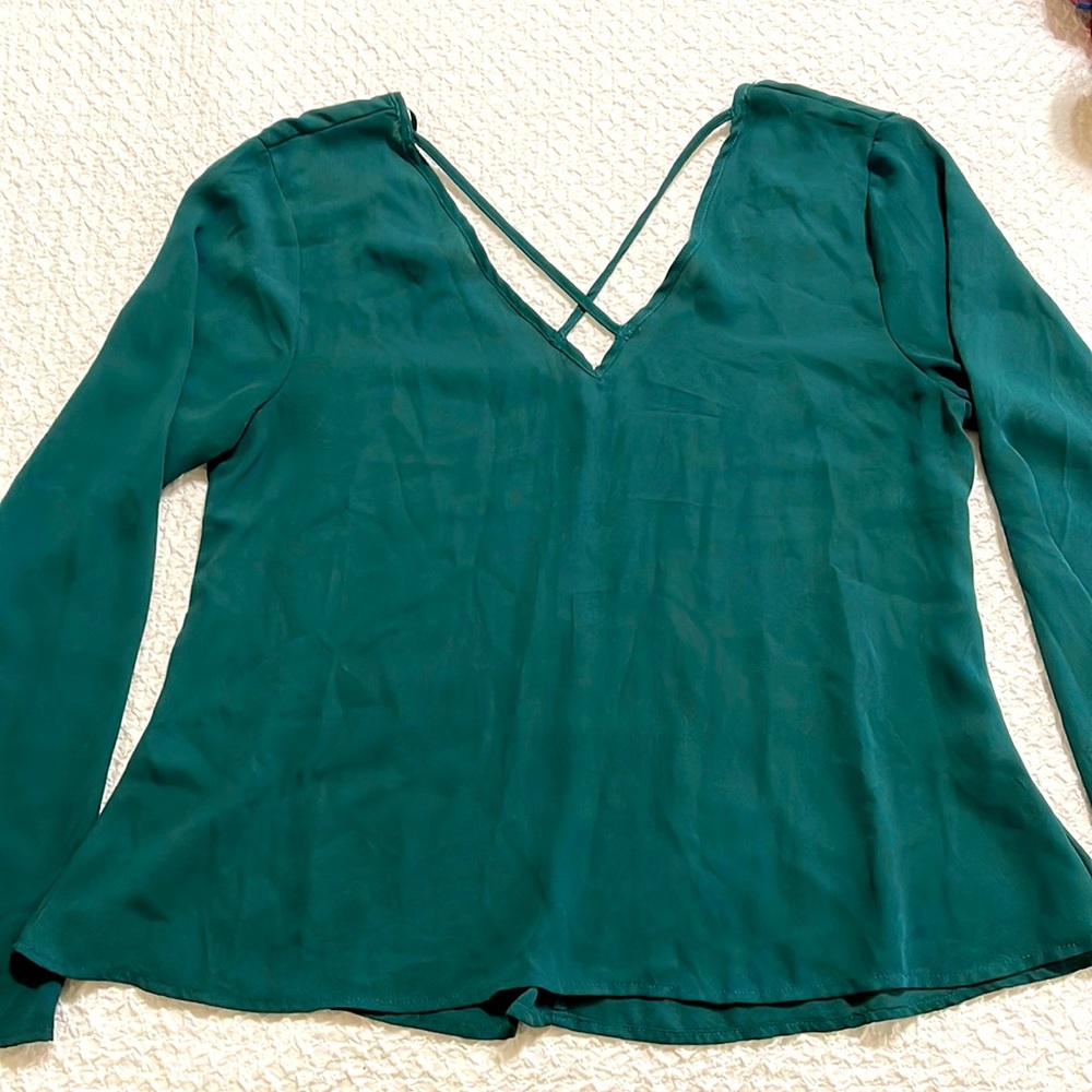 Emerald green top